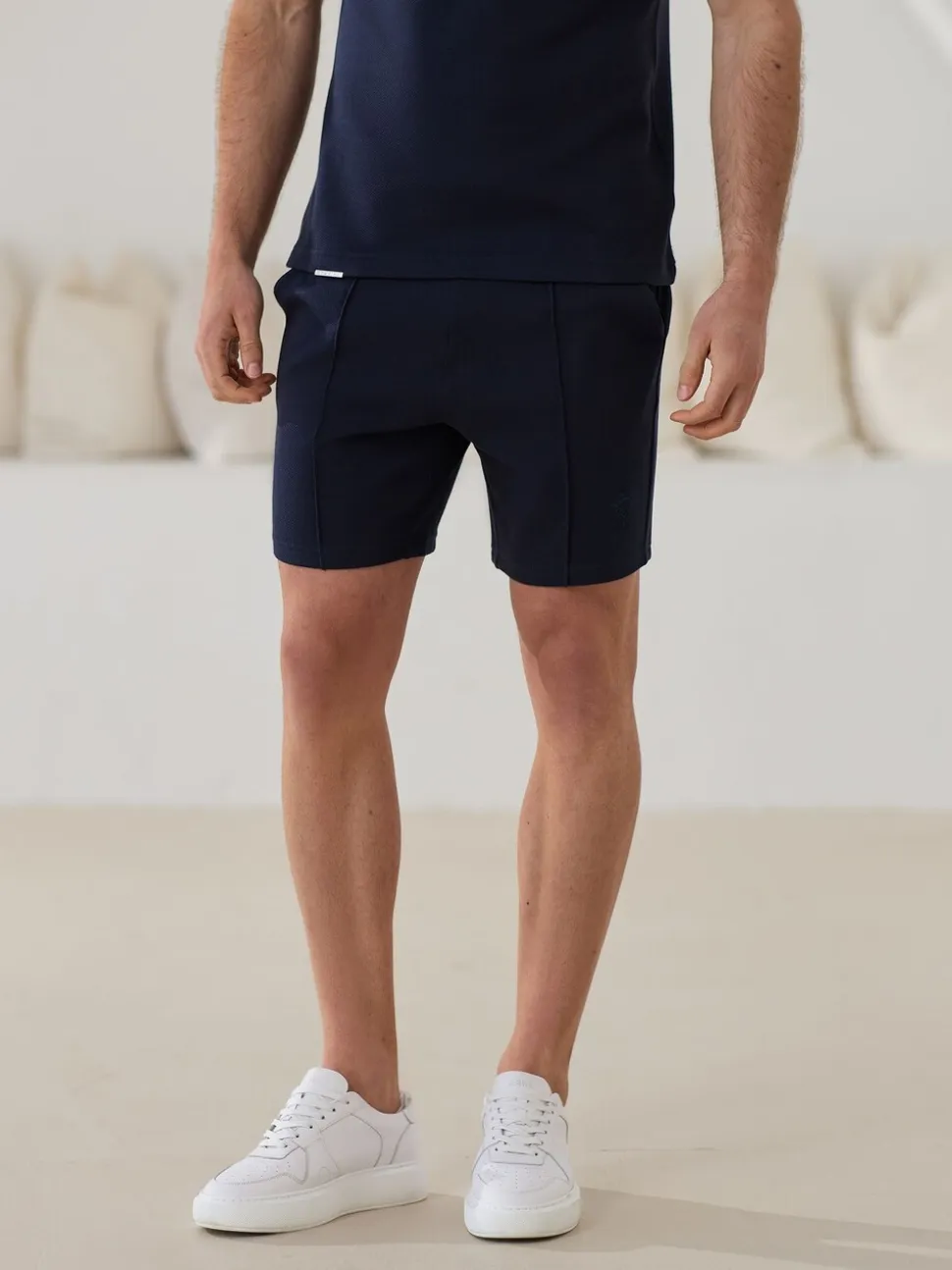 Gym King Blue Portals Texture Shorts