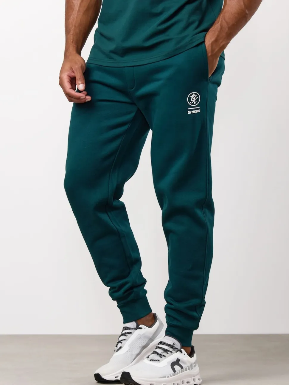 Gym King Green Aventus Fleece Joggers