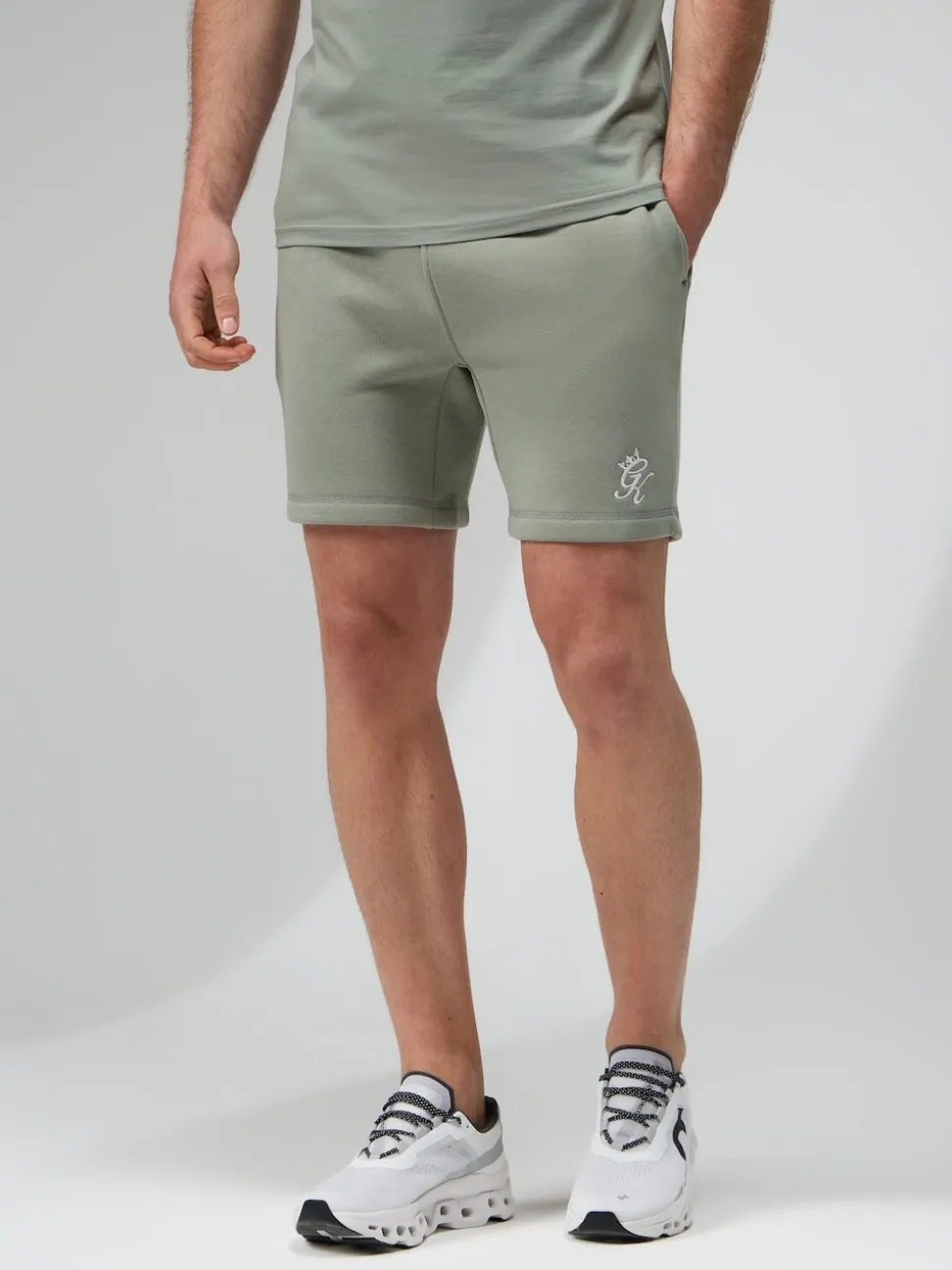 Gym King Green Fundamental Fleece Shorts