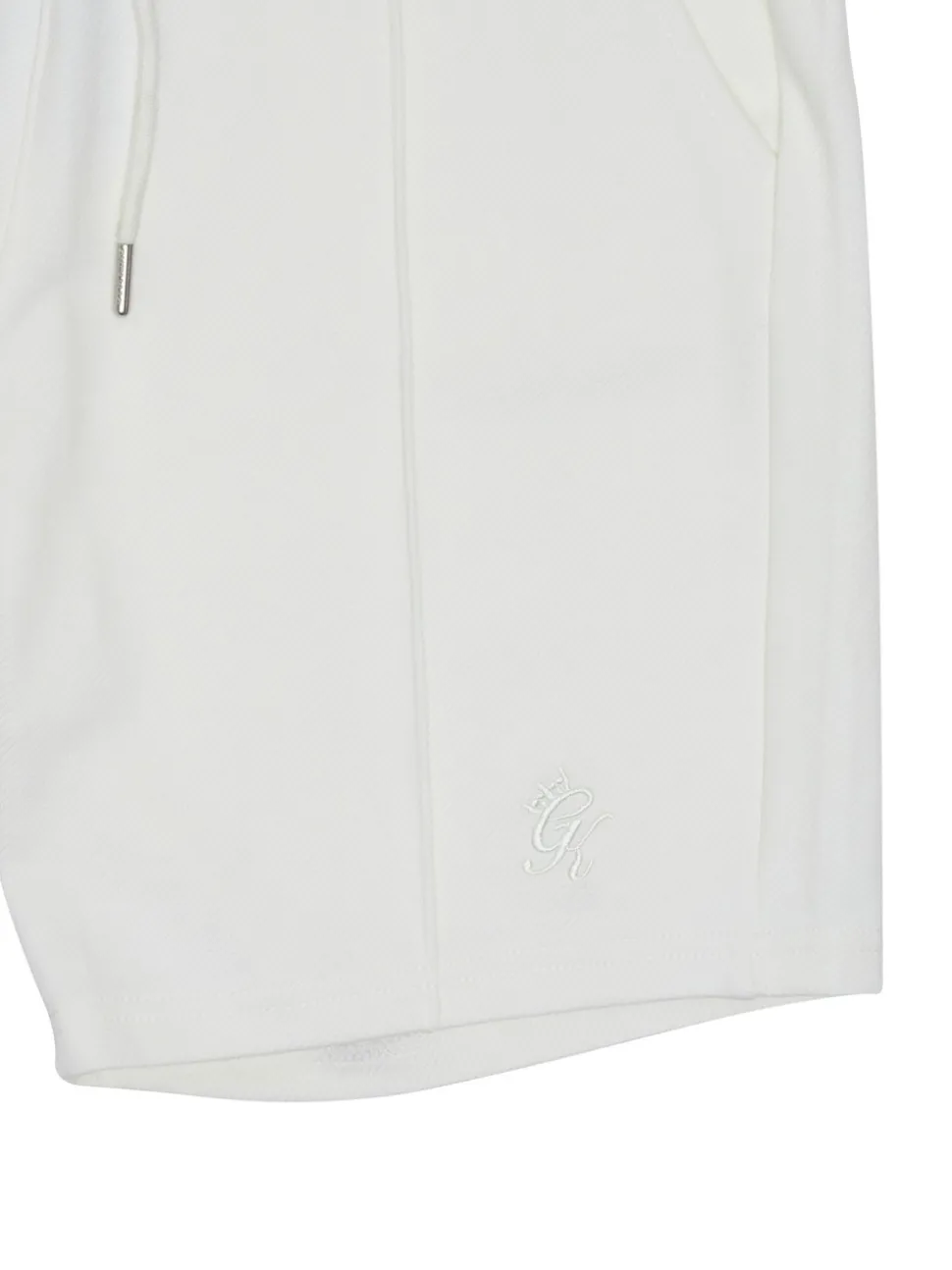 Gym King White Portals Texture Shorts