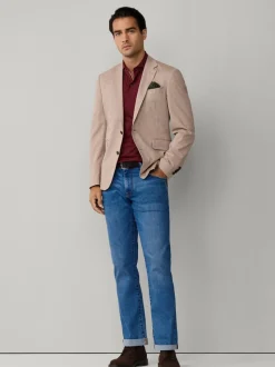 Hackett Blue Slim Fit Powerflex Light Wash Denim Jeans