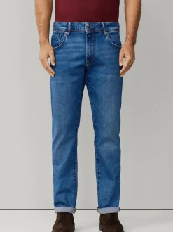 Hackett Blue Slim Fit Powerflex Light Wash Denim Jeans