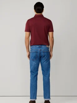 Hackett Blue Slim Fit Powerflex Light Wash Denim Jeans