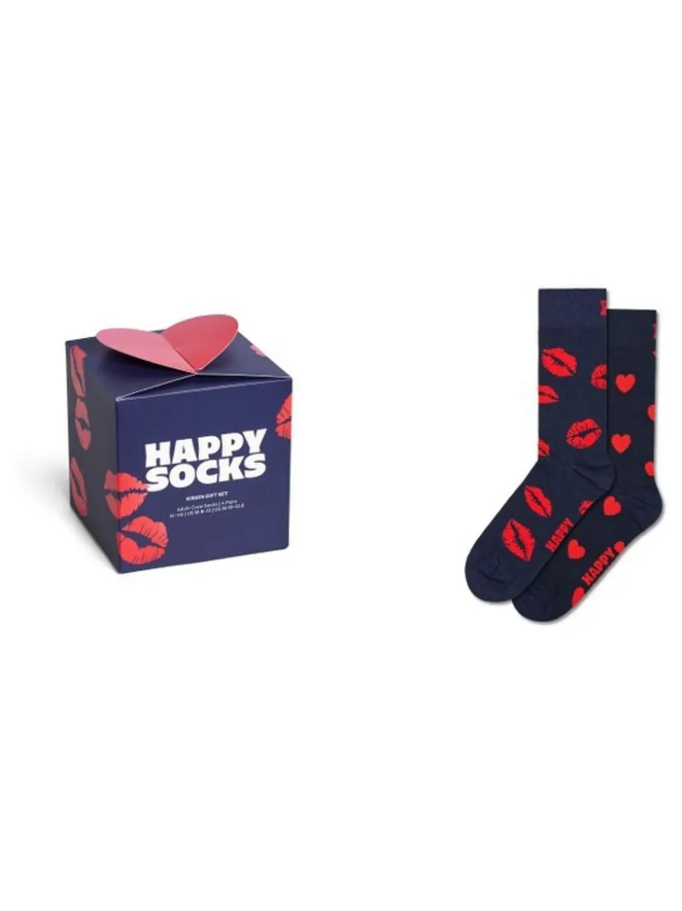 Happy Socks Blue Valentines Socks 2-Pack Gift Set