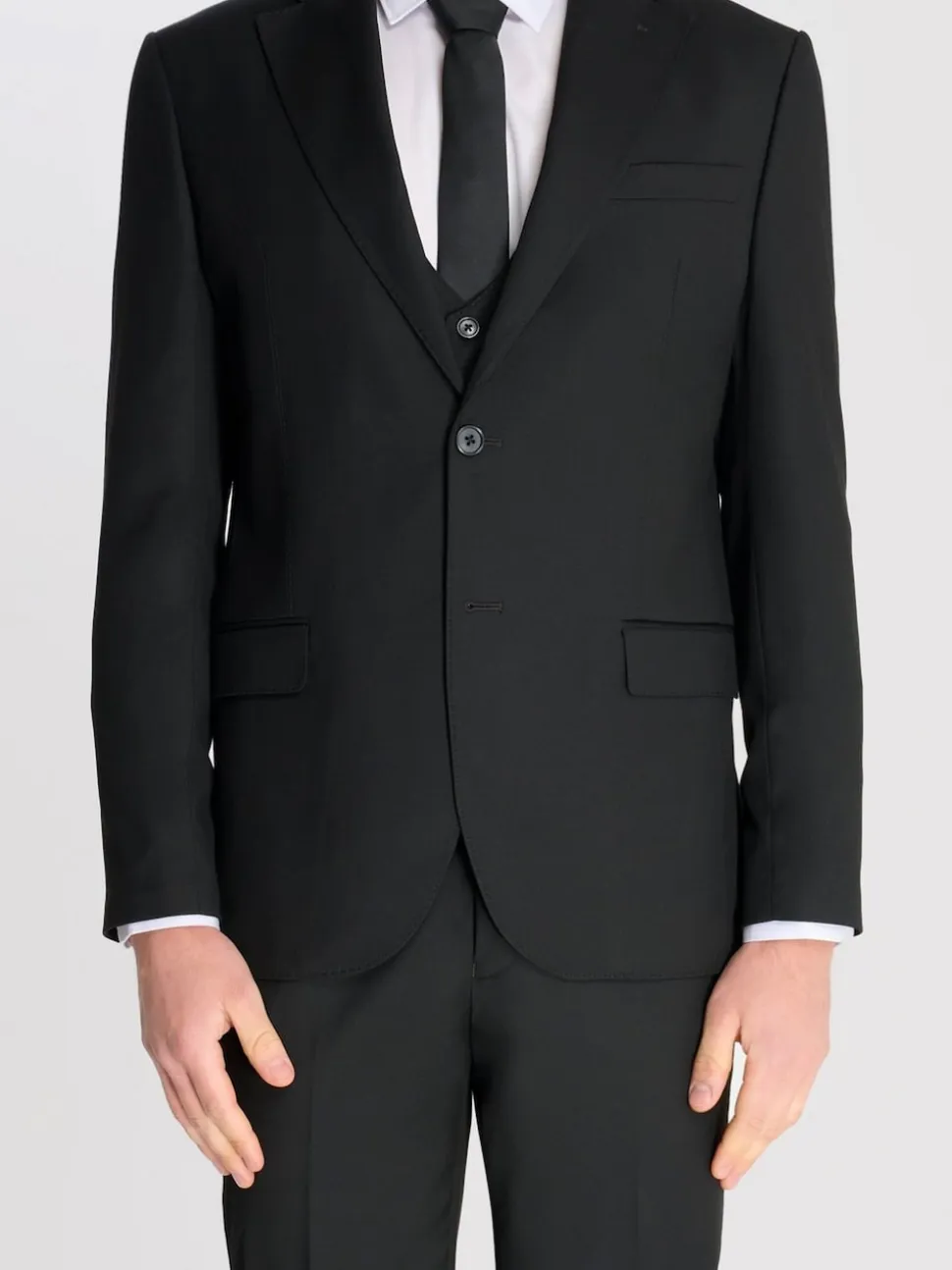 Harry Brown Black Raffi Slim Fit Suit Jacket