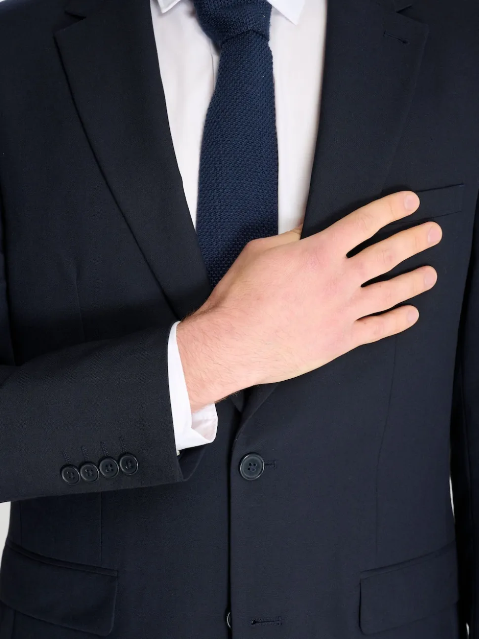 Harry Brown Blue Alex Slim Fit Suit Jacket