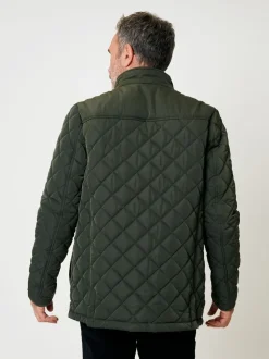 Heritage Diamond Quilted Funnel Neck Jacket