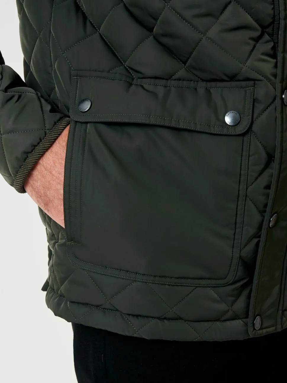 Heritage Diamond Quilted Funnel Neck Jacket