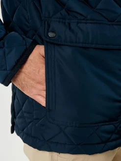 Heritage Diamond Quilted Funnel Neck Jacket