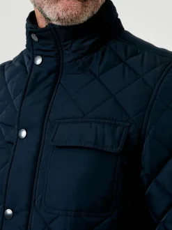 Heritage Diamond Quilted Funnel Neck Jacket