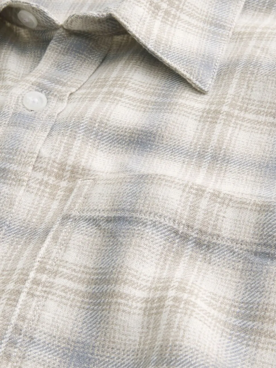 Hollister Flannel Check Button Through Shirt