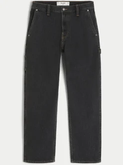Hollister Loose Washed Black Jeans