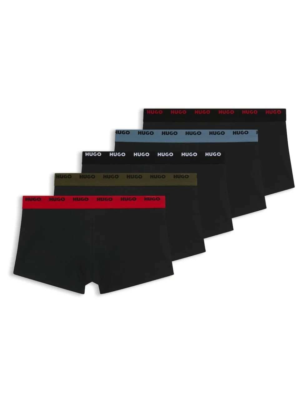 HUGO Black 5 Pack Boxers