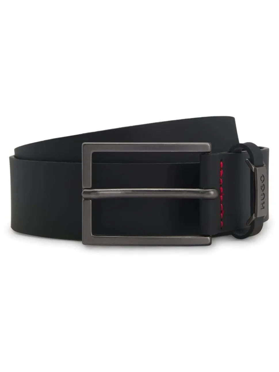 HUGO Black Gabriel Leather Belt