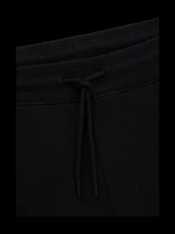 HUGO Black Logo Label Cotton Terry Joggers