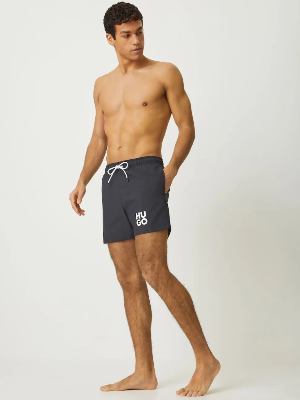 HUGO Black Paolo Swim Shorts