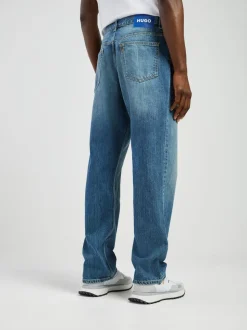 HUGO Blue Nate Relaxed Loose Fit Denim Jeans