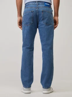 HUGO Light Blue Denim Jonah Straight Fit Denim Jeans