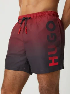 HUGO Red Gradient Swim Shorts
