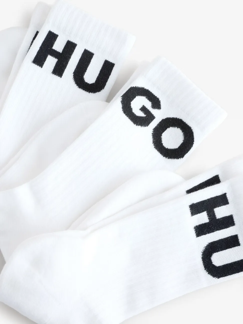 HUGO White Hugo Sport Socks 3 Pack