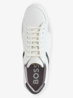 HUGO White Logo Trainers