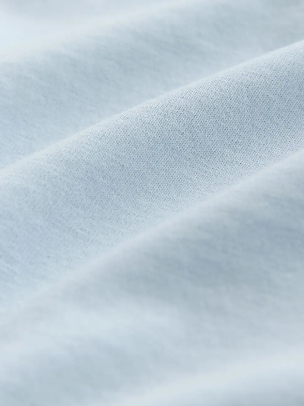 Ice Blue Slim Fit Essential Crew Neck Cotton T-Shirt