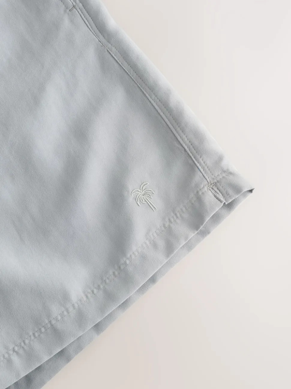 Ice Grey Palm Logo Essential Swim Shorts