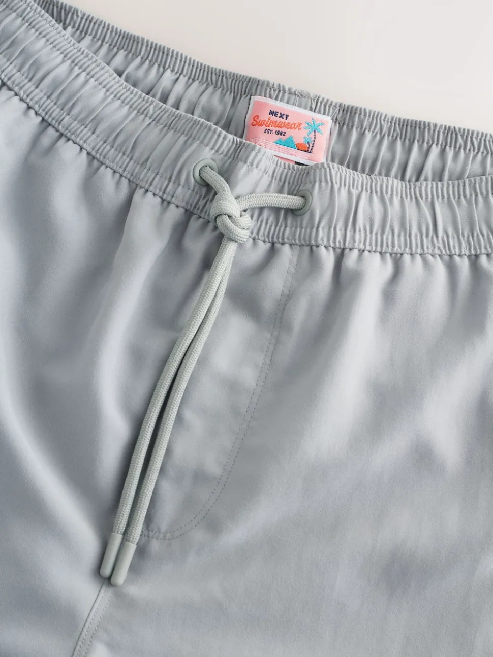 Ice Grey Palm Logo Essential Swim Shorts