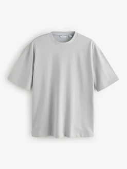 Ice Grey Relaxed Fit Heavyweight T-Shirt