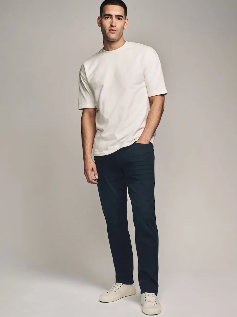 Ink Blue Slim Fit Essential Stretch Jeans