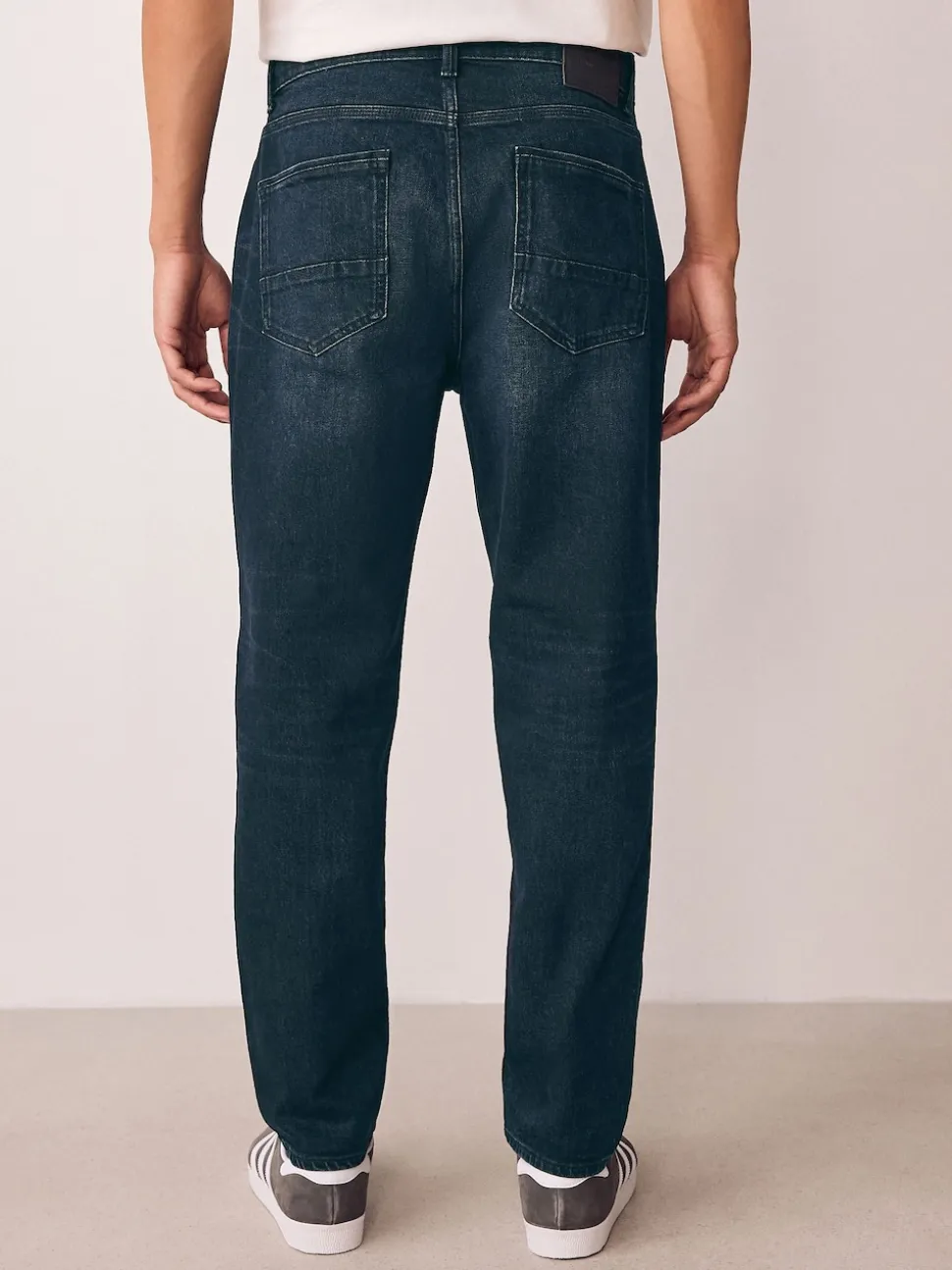 Ink Regular Tapered Fit Authentic Stretch Denim Jeans