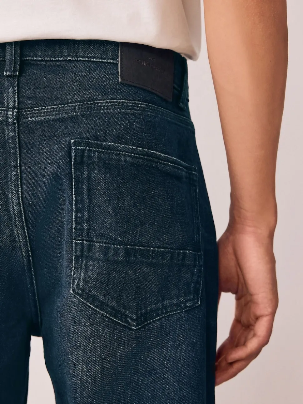 Ink Regular Tapered Fit Authentic Stretch Denim Jeans