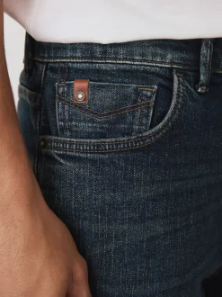 Ink Straight Fit Premium Crosshatch Denim Jeans