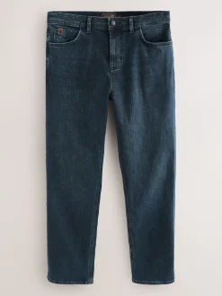 Ink Straight Fit Premium Crosshatch Denim Jeans