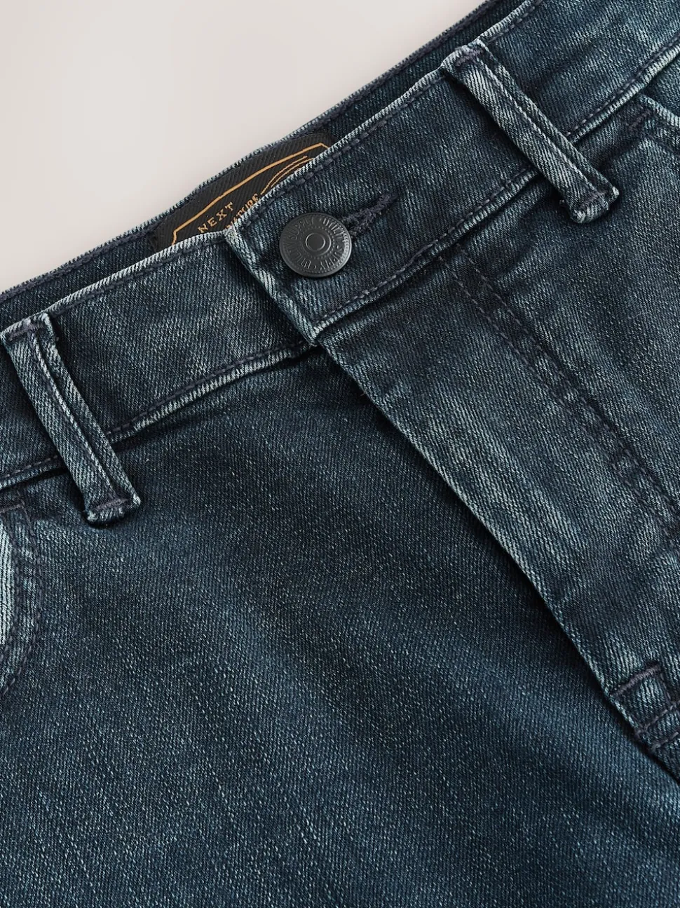 Ink Straight Fit Premium Crosshatch Denim Jeans