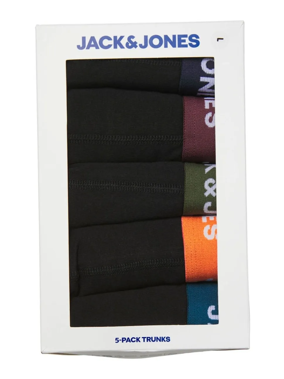 JACK & JONES Black 5 Pack Boxers