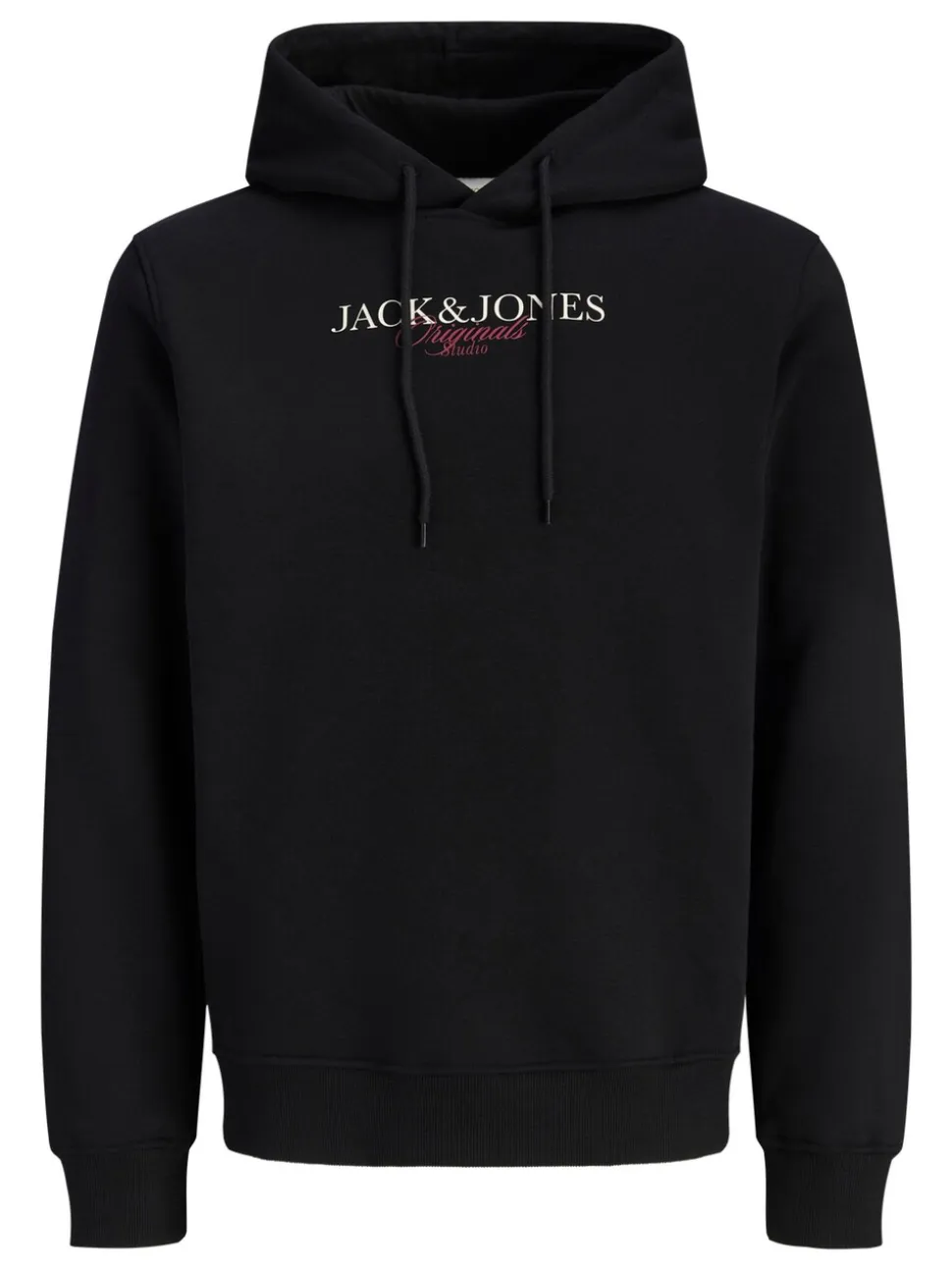 JACK & JONES Black 2 Pack Logo Hoodies