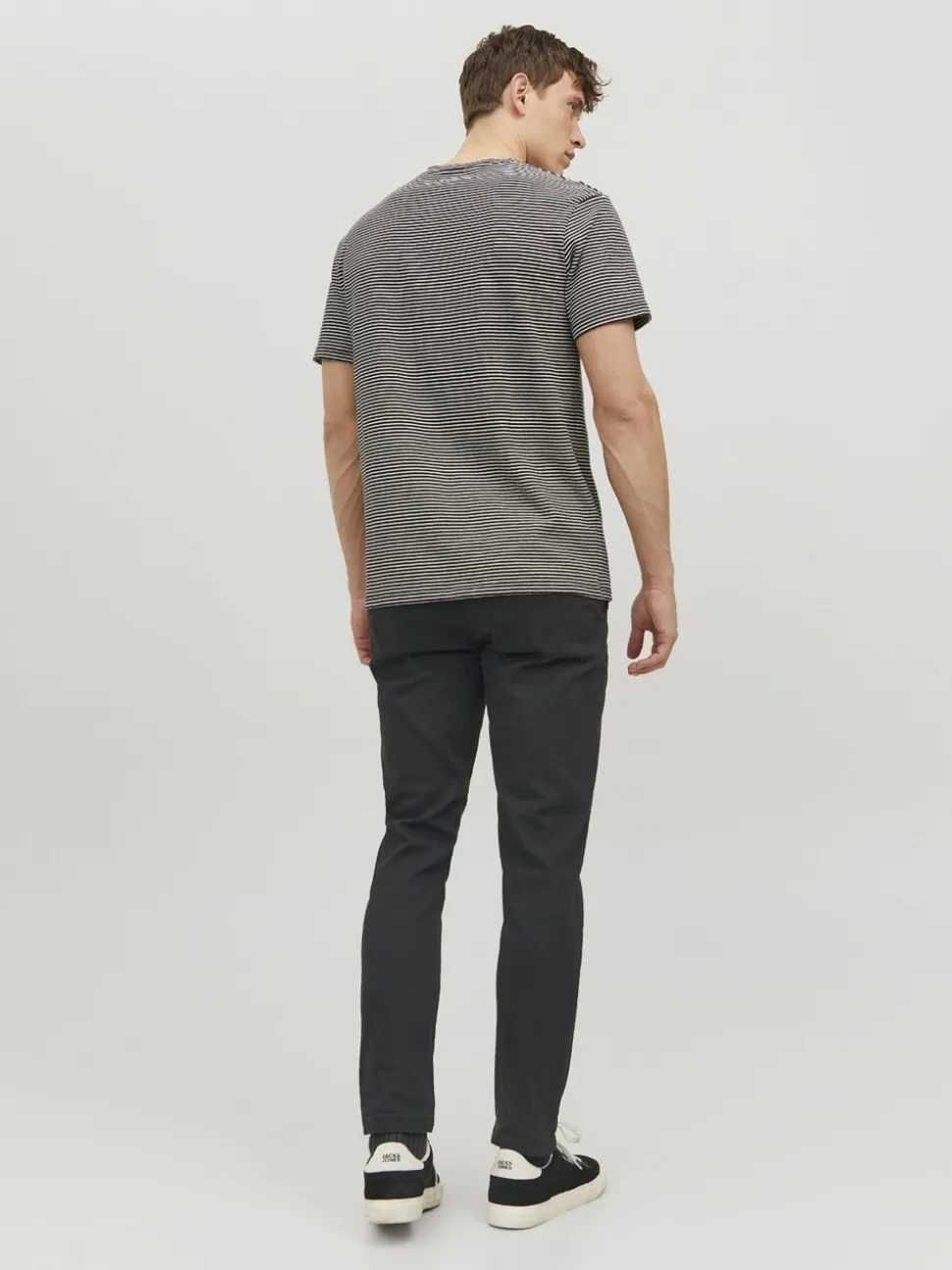 JACK & JONES Black Chino Trousers 2 Pack