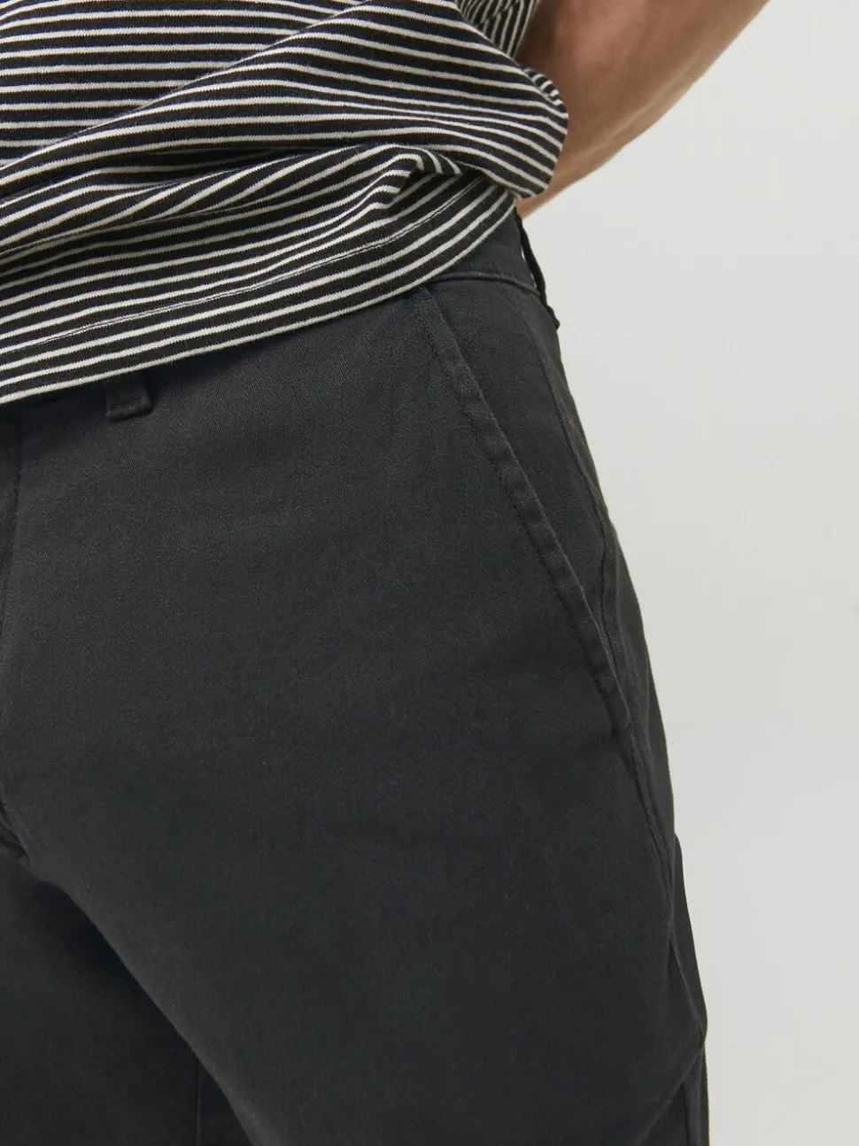 JACK & JONES Black Chino Trousers 2 Pack