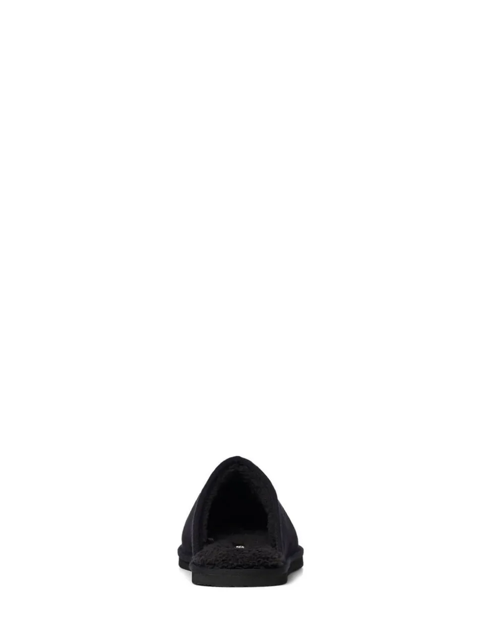 Jack & Jones Black Fleece Lined Mule Slippers