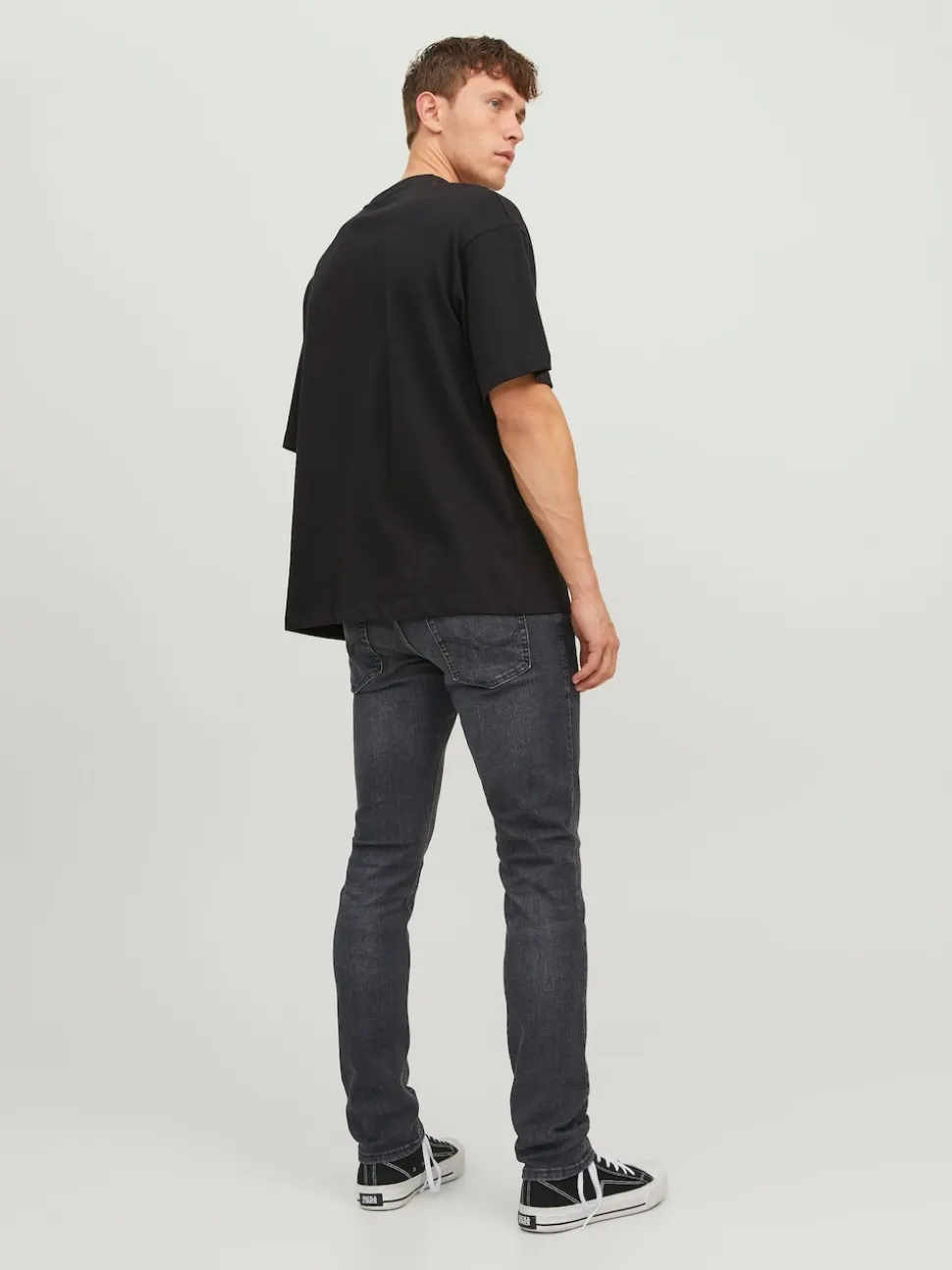 JACK & JONES Black Glenn Slim Fit Jeans