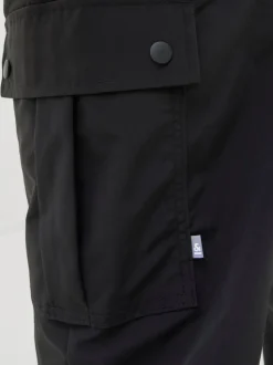 JACK & JONES Black Karl Loose Fit Tech Cargo Trousers