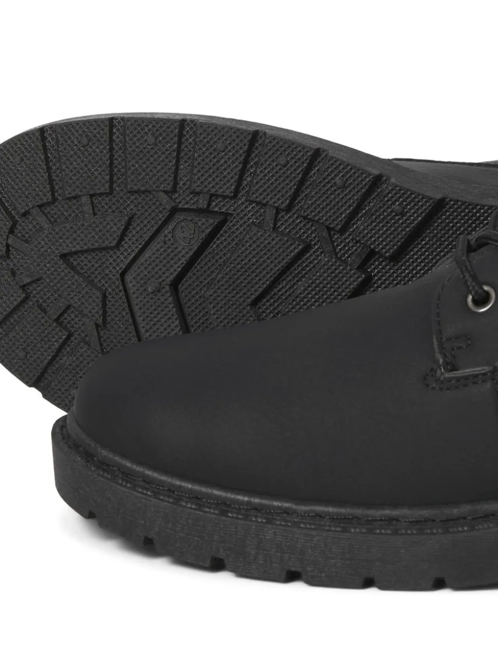 JACK & JONES Black Lace Up Ankle Boots