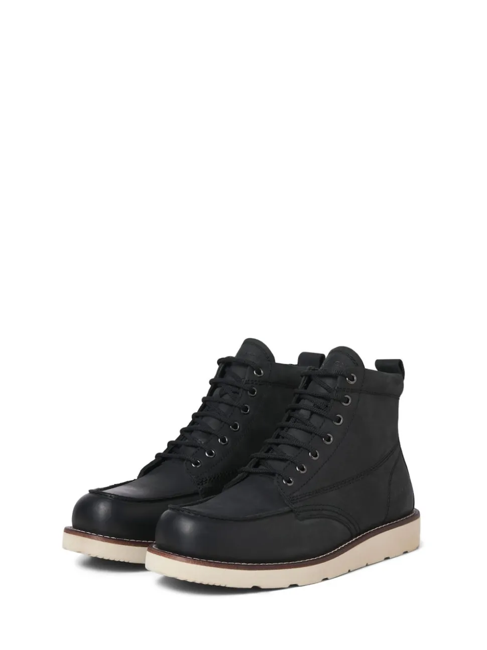 JACK & JONES Black Leather Boots