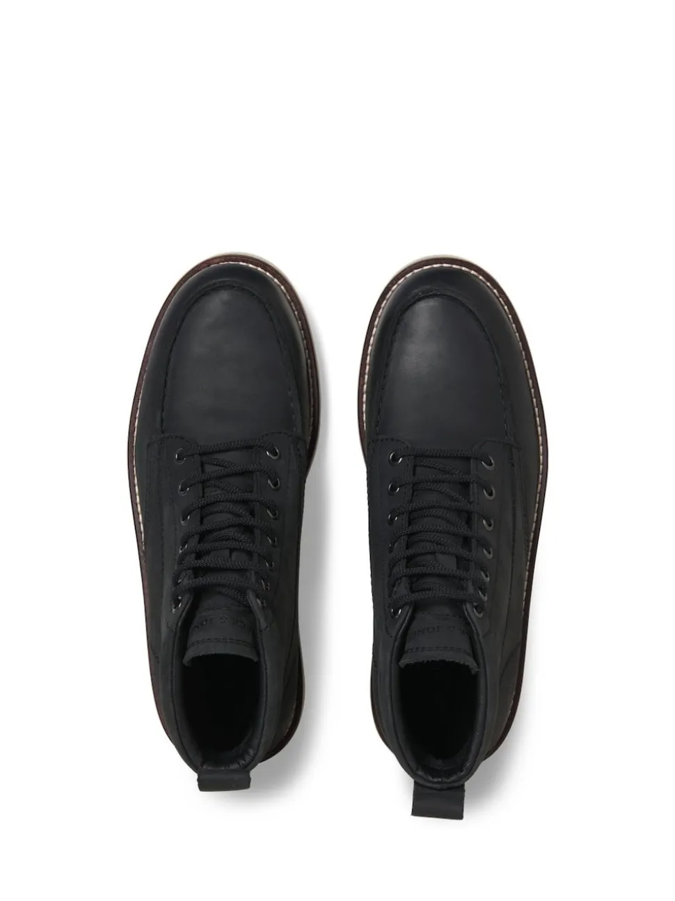 JACK & JONES Black Leather Boots