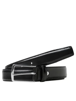 JACK & JONES Black Leather Belt