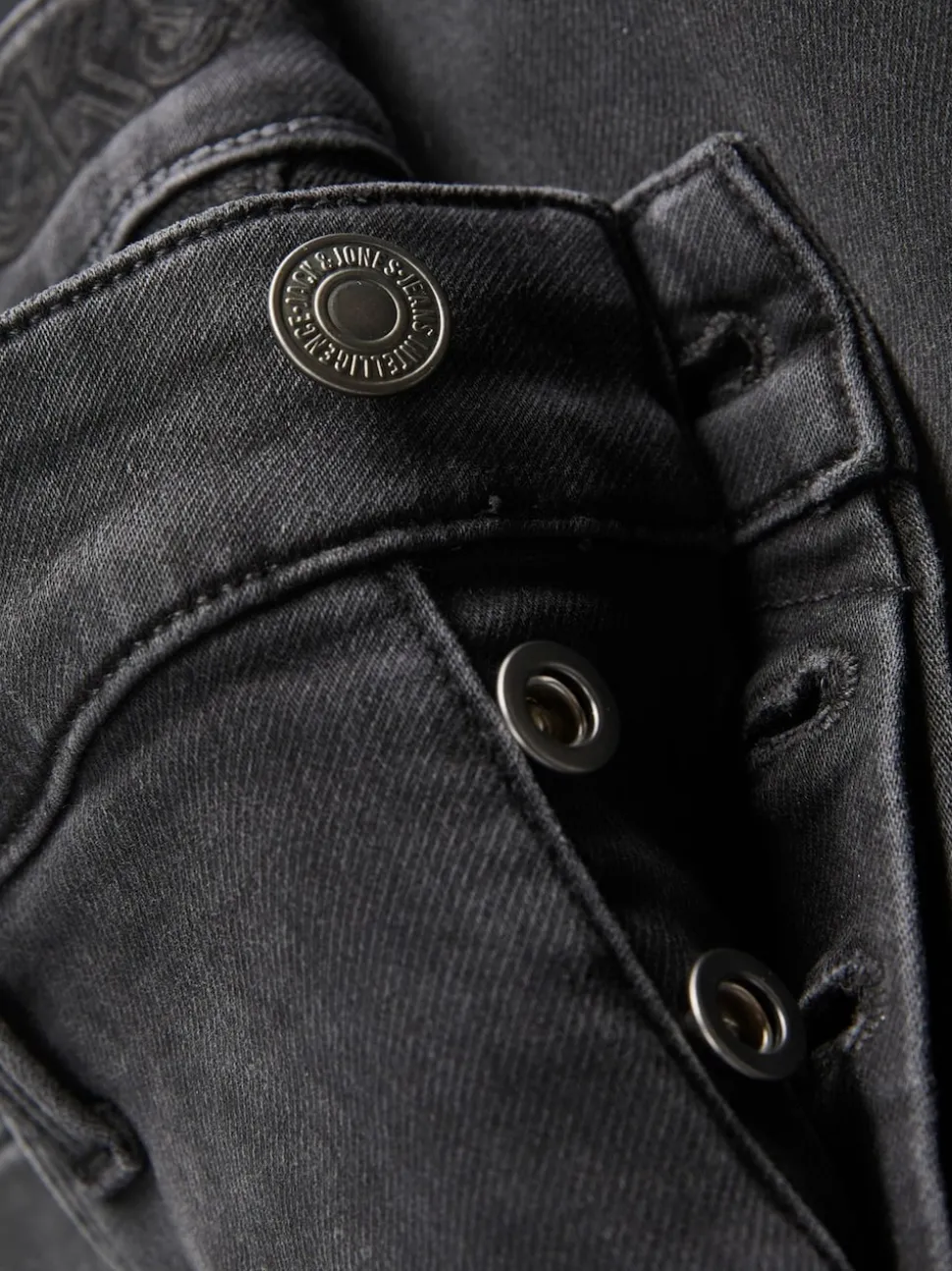 JACK & JONES Black Mike Slim Fit Jeans