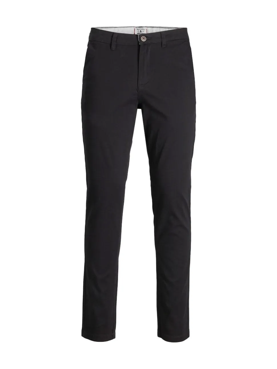 JACK & JONES Black Slim Fit Chino Trousers