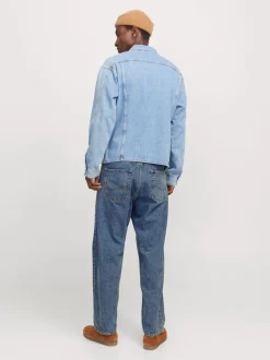 JACK & JONES Blue Alex Baggy Fit Jeans