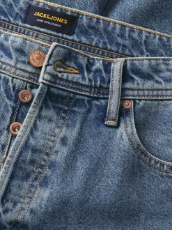 JACK & JONES Blue Alex Baggy Fit Jeans